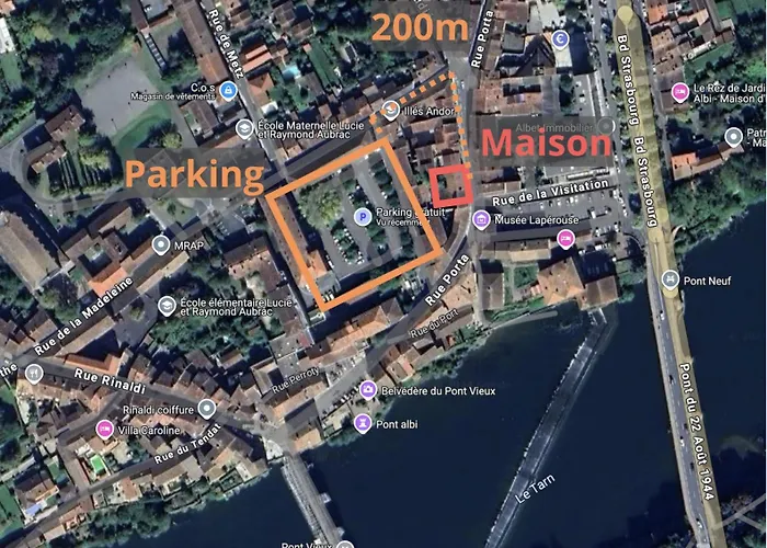 La Maison Des 2 Ponts Clim Centre * アルビ